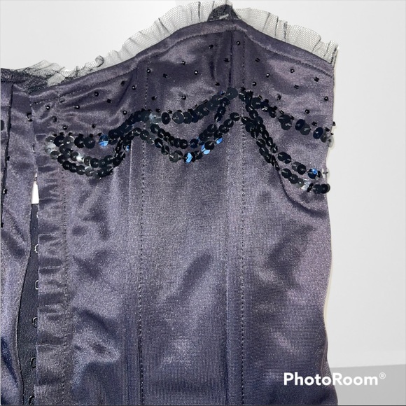 Marciano black satin corset - Picture 5 of 5
